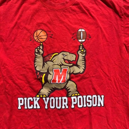 Vintage Style Maryland Terrapins T-Shirt - Sweatshirt - American Football Sweatshirt Sports Gifts - Image 2