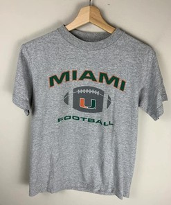 Vintage Style Miami Football T-Shirt - Full Size Sweatshirt Hoodie Gifts for NCAA Football Fans