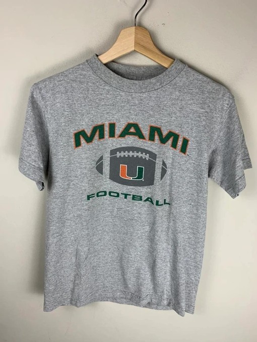 Vintage Style Miami Football T-Shirt - Full Size Sweatshirt Hoodie Gifts for NCAA Football Fans