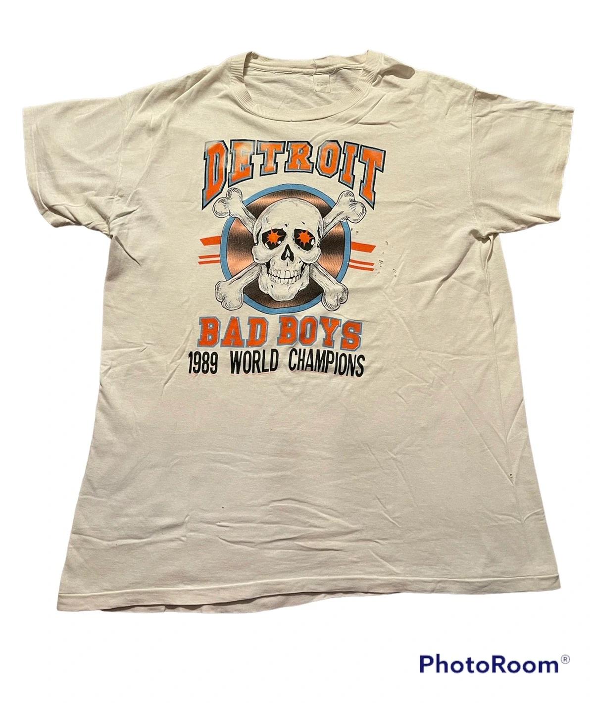 Vintage Style NBA Detroit Pistons Bad Boys Sweatshirt Crewneck Sweatshirt for Fans