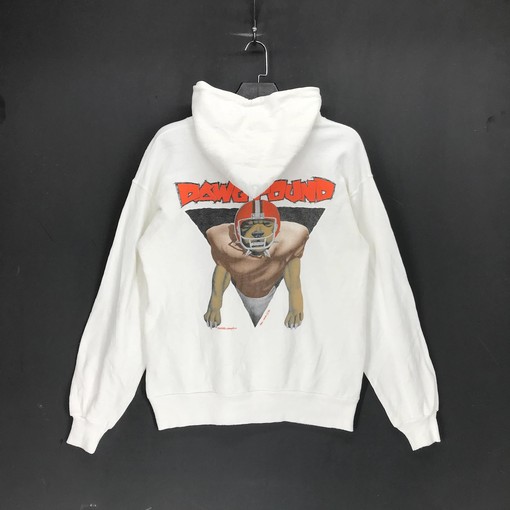 Vintage Style NCAA The Dawg Pound Big Logo Sweatshirt T-shirt - Ideal Gift for NFL Fans