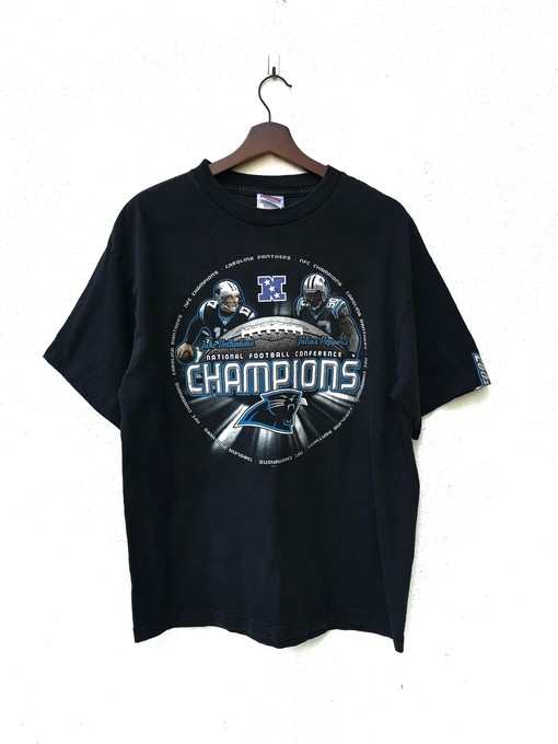 Vintage Style NFC Champion Corolina Panthers 2003 NCAA Shirts Sweatshirt T-shirt