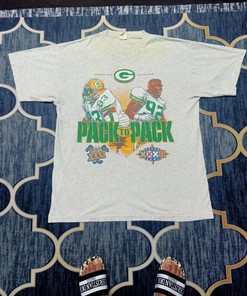 Vintage Style NFL Green Bay Packers Pack To Pack Sport Shirts Girls Sweatshirt T-shirt