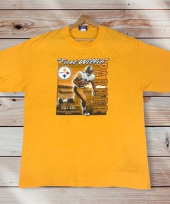 Vintage Style NFL Pittsburgh Steelers Parker T-Shirt Sweatshirt Hoodie - Graphic Print Big Logo Fan Gift