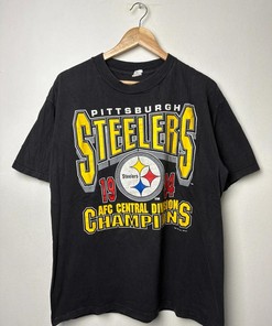 Vintage Style NFL Pittsburgh Steelers Sweatshirt T-Shirt, NFL Football Teams Gifts For Fans, with mens sport shirts
