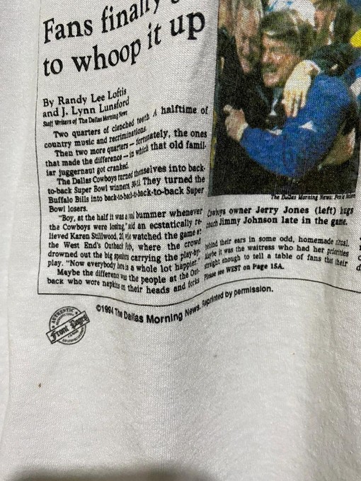 Vintage Style NFL Shirts The Dallas Morning News Retro NCAA Shirts Sweatshirt T-shirt - Image 2