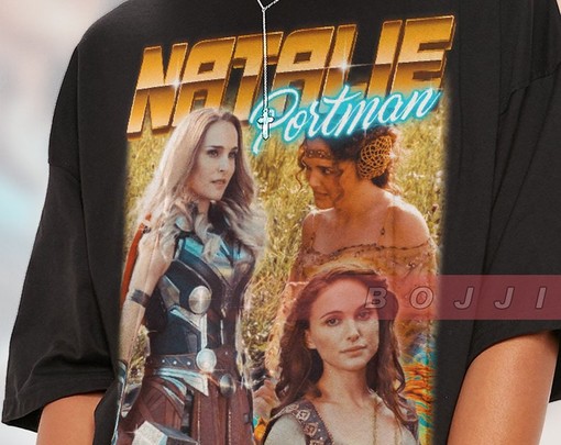 Vintage Style Natalie Portman Tshirt, Leon & Mathilda Homage Tee, Feminist Film Icon Shirt, Retro 90s Sweater - Image 2