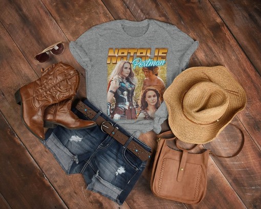 Vintage Style Natalie Portman Tshirt, Leon & Mathilda Homage Tee, Feminist Film Icon Shirt, Retro 90s Sweater - Image 3