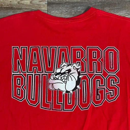 Vintage Style Navarro College Bulldogs Double-Sided Apparel for American Football Fans - Image 2