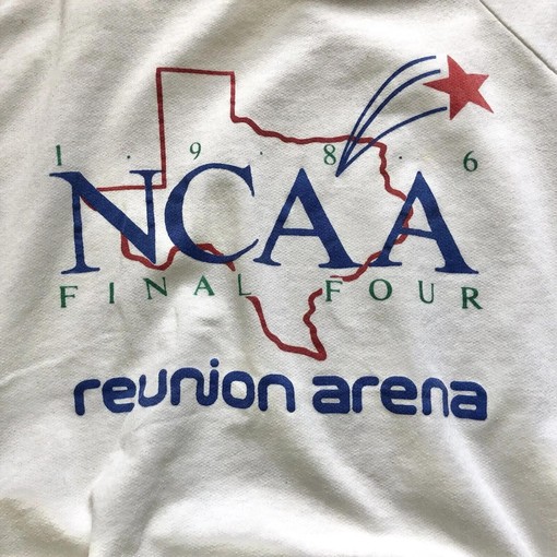 Vintage Style Ncaa Shirts 1986 Reunion Arena Sweatshirt - Gifts for Texas Sports Fans - Image 2