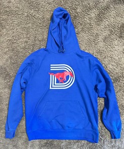 Vintage Style Ncaa Smu Mustangs "Triple D" Hoodie: Great American Football Apparel for Lovers