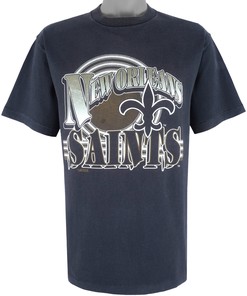 Vintage Style New Orleans Saints Spell-Out T-Shirt - Hoodie Sweatshirt, Reprinted Full Size Gifts for Fans, NCAA Shirts