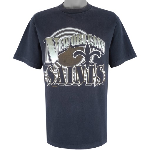 Vintage Style New Orleans Saints Spell-Out T-Shirt - Hoodie Sweatshirt, Reprinted Full Size Gifts for Fans, NCAA Shirts