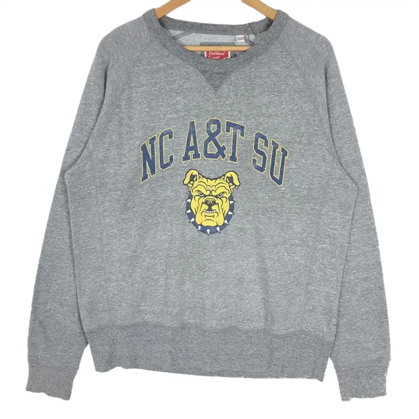 Vintage Style North Carolina A&T State University American Football T-Shirt Sweatshirt Hoodie Gifts Lover