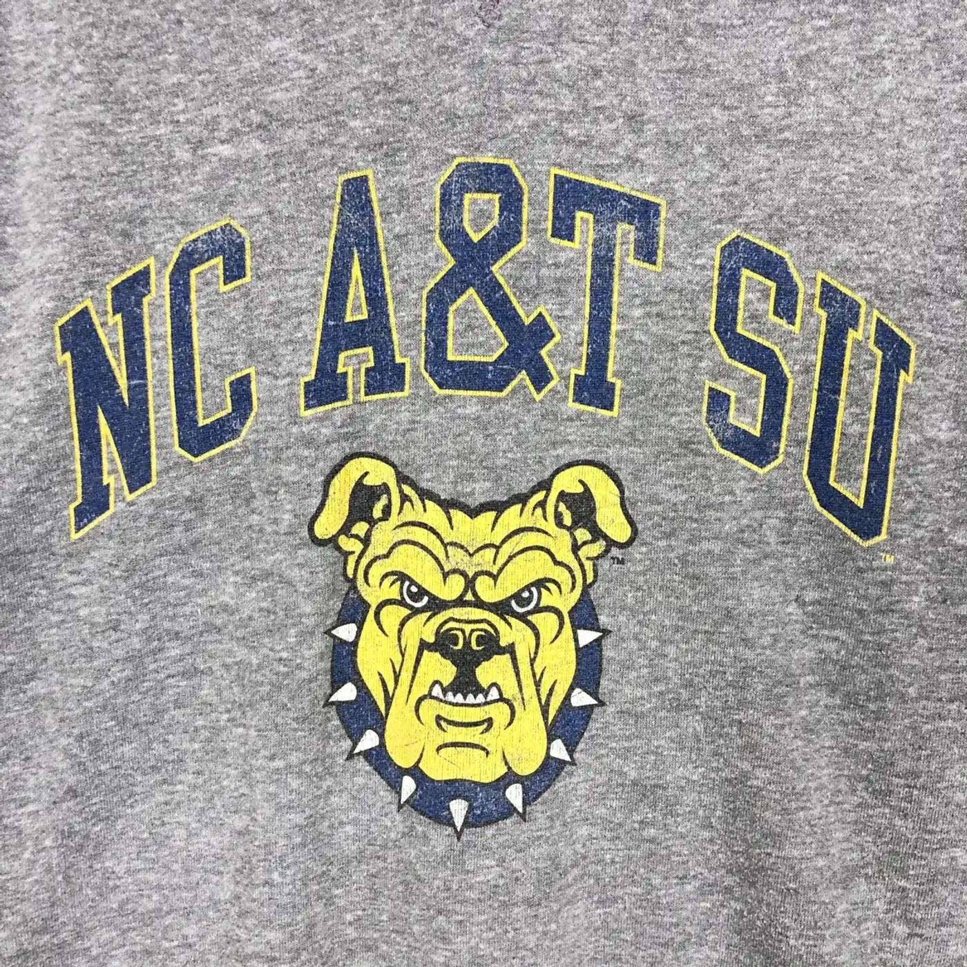 Vintage Style North Carolina A&T State University American Football T-Shirt Sweatshirt Hoodie Gifts Lover - Image 2