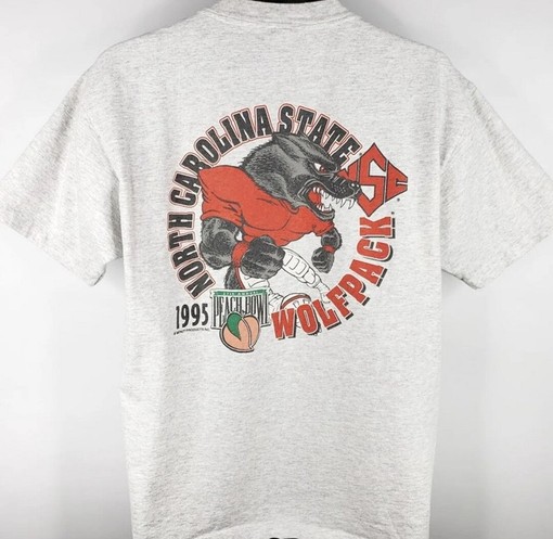 Vintage Style North Carolina State University Wolfpack Peach Bowl Champions T-Shirt, Sweatshirt