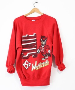 Vintage Style North Carolina State University Wolfpack Sweatshirt 90s Edition, Shirt
