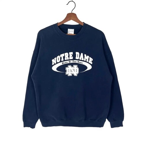Vintage Style Notre Dame Home of the Dons Sweatshirt Hoodie for NCAA Fans, Perfect for Game Day