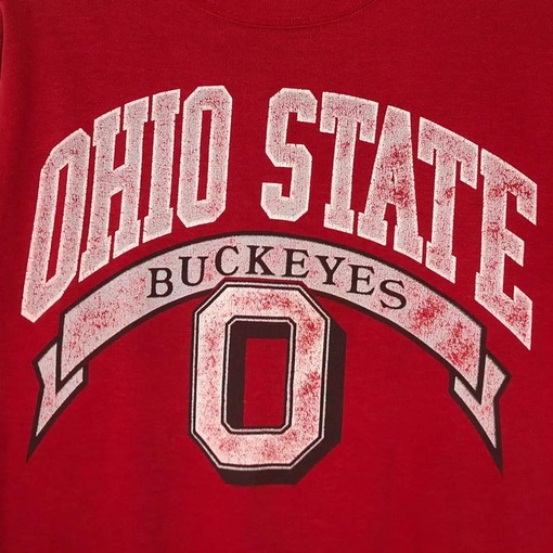 Vintage Style Ohio State Buckeyes Football T-Shirt, Sweatshirt & Hoodie with American Football Gifts Lover Print - Image 2