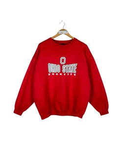 Vintage Style Ohio State University Buckeyes Sweatshirt Hoodie with Football Game Day T-Shirt Lover Print