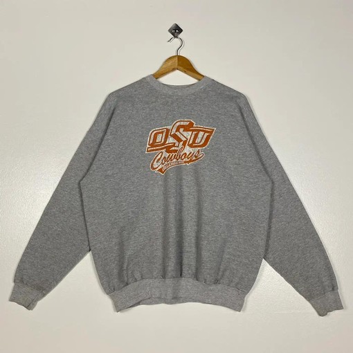 Vintage Style Oklahoma State University Cowboys Sweatshirt Hoodie with Football Game Day T-Shirt Lover Print