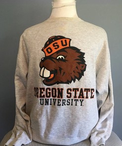 Vintage Style Oregon State University Beavers 1990S College Sweatshirt, Gift for Her/Him