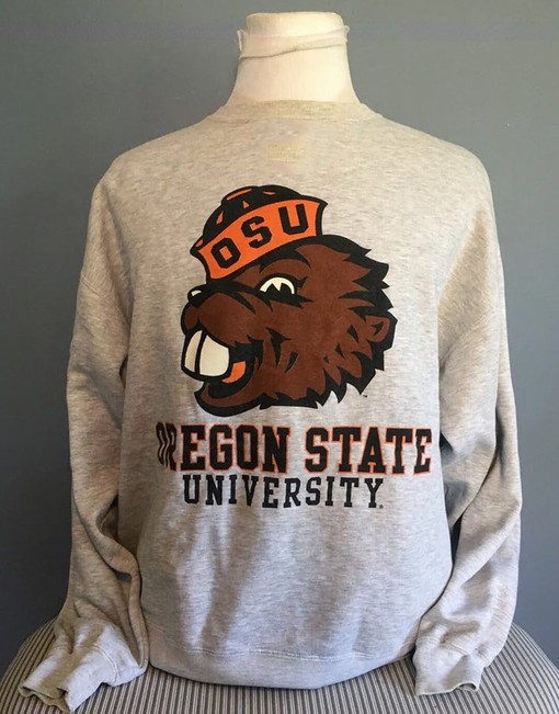 Vintage Style Oregon State University Beavers 1990S College Sweatshirt, Gift for Her/Him