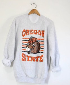 Vintage Style Oregon State University Beavers Sweatshirt, 90S Sweater for Oregon State Fans