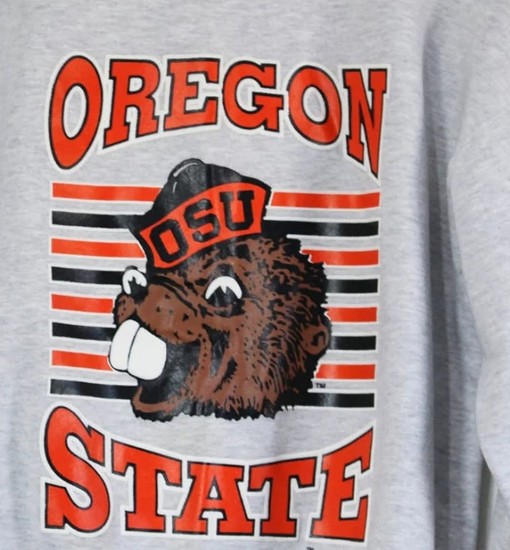 Vintage Style Oregon State University Beavers Sweatshirt, 90S Sweater for Oregon State Fans - Image 2