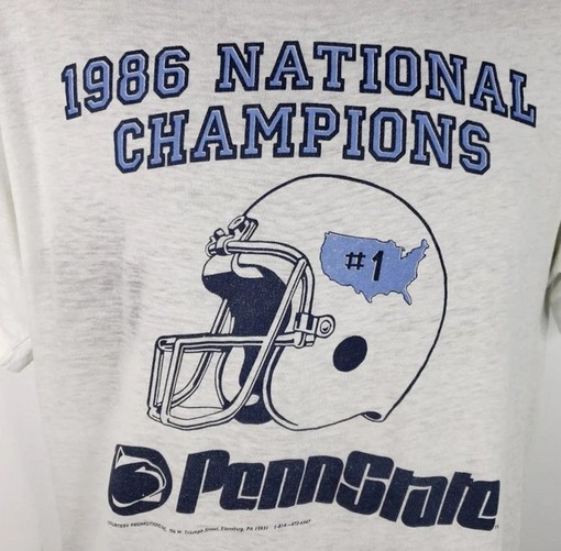 Vintage Style Penn State National Football Champions T-Shirt, Sweatshirt, and Hoodie - Perfect for Fans of Penn State - Image 2