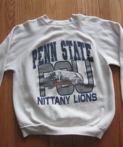 Vintage Style Penn State University Nittany Lions Crewneck Sweatshirt and T-Shirt - Vintage Style 90s Penn State Shirts