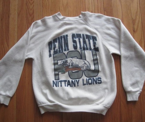 Vintage Style Penn State University Nittany Lions Crewneck Sweatshirt and T-Shirt - Vintage Style 90s Penn State Shirts