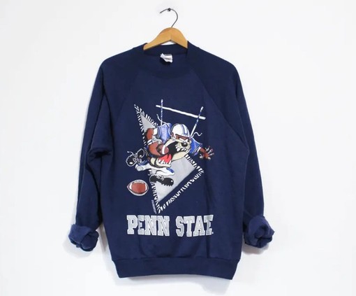 Vintage Style Penn State University Nittany Lions Looney Tunes Sweatshirt and Sweater - Vintage Style 90s