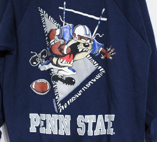 Vintage Style Penn State University Nittany Lions Looney Tunes Sweatshirt and Sweater - Vintage Style 90s - Image 2