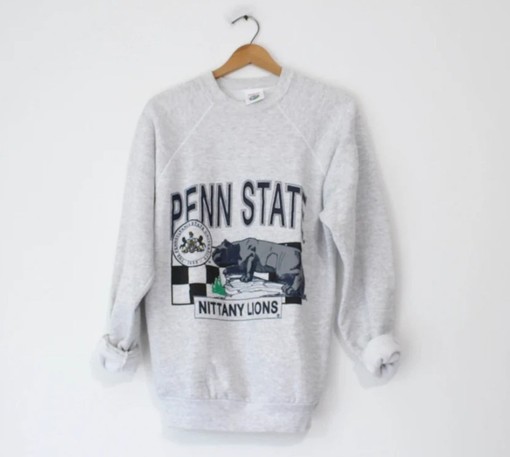 Vintage Style Penn State University Nittany Lions Sweatshirt and Sweater - Perfect for Fans of Penn State University