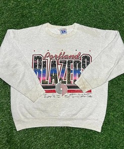 Vintage Style Portland Trail Blazers 90S Crewneck BNA T-Shirt, Hoodie, Sweatshirt Gifts for Fans