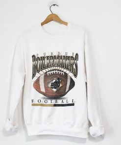 Vintage Style Purdue University Boilermakers Football Sweatshirt - NCAA Apparel for Fans