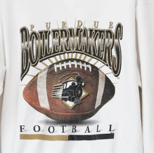 Vintage Style Purdue University Boilermakers Football Sweatshirt - NCAA Apparel for Fans - Image 2