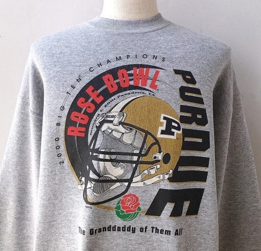 Vintage Style Purdue University Boilermakers Sweatshirt - NCAA Apparel for Fans - Image 2