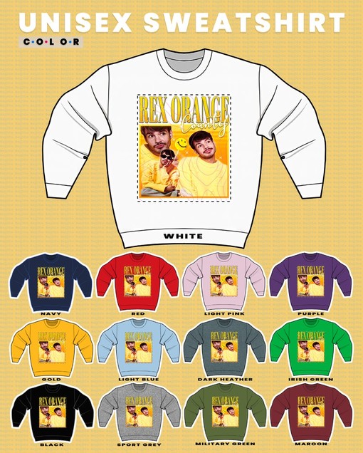Vintage Style Rex Orange County Sweatshirt - Fan Sweater with Homage Quote - Image 3