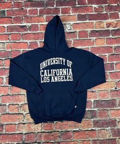 Vintage Style Russell Athletic Hoodie UCLA University American Sweatshirt - Gifts for NCAA Fans