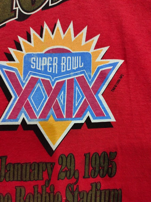 Vintage Style San Francisco 49Ers Super Bowl XXIX Champion NCAA Shirts Sweatshirt T-shirt - Image 3