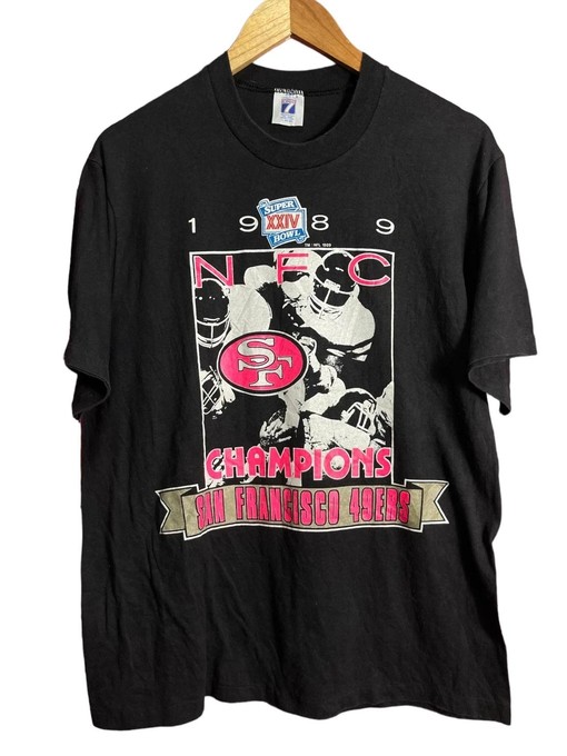 Vintage Style San Francisco 49ers 1989 NFC Champions NFL Football Sweatshirt T-shirt, Honor Your Team's Legacy