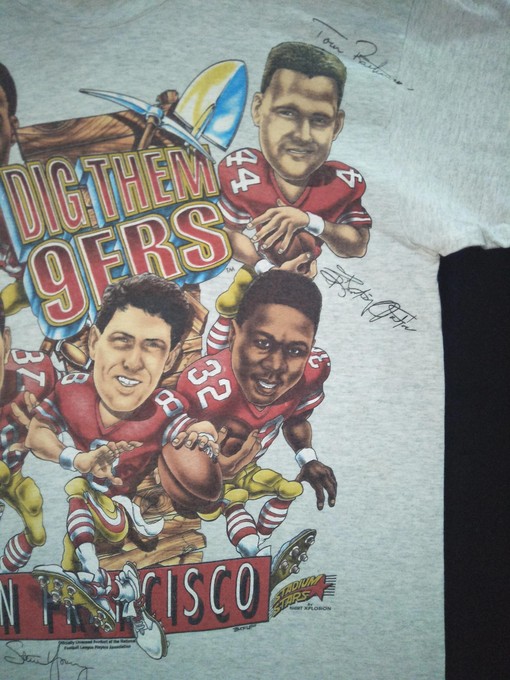 Vintage Style San Francisco 49ers NFL Football Sweatshirt T-shirt, Show Your Fandom - Image 2