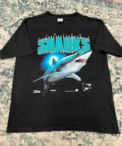 Vintage Style San Jose Sharks 1991 Hockey Jersey Sweatshirt Hoodie, Perfect Gift for Fans
