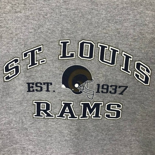Vintage Style St. Louis Rams Crewneck Sweatshirt - A Great Gift for NFL Fans - Image 2