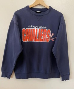 Vintage Style Starter Ncaa Virginia Cavaliers T-Shirt Sweatshirt Hoodie - Perfect Gift For College Football Fans