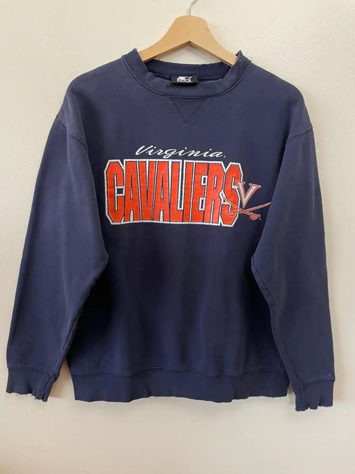Vintage Style Starter Ncaa Virginia Cavaliers T-Shirt Sweatshirt Hoodie - Perfect Gift For College Football Fans