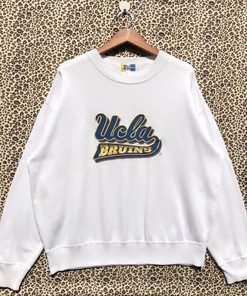 Vintage Style UCLA Bruins Football Tee Sweatshirt Hoodie - NCAA Fan Gear Sport Shirts Girls