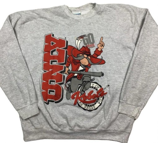 Vintage Style UNLV Runnin Rebels Crewneck Sweatshirt, UNLV Running Rebels Hoodie, Ideal Gift for Rebels Fans